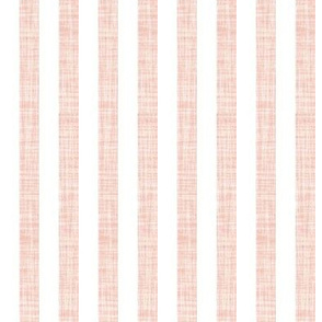 pale pink linen 1/2" vertical stripes