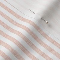pale pink linen 1/4" vertical stripes