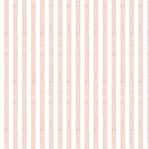 pale pink linen 1/4" vertical stripes