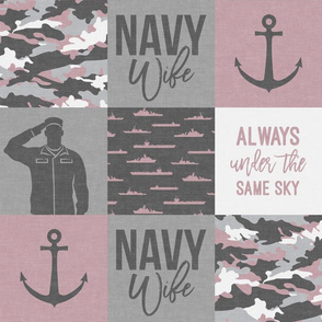 Navy Wife - Always under the same sky - mauve -  LAD19