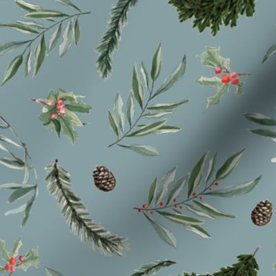 Mistletoe and Eucalyptus // Smith Blue