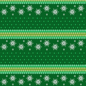 snowflakes_on_green_horizontal