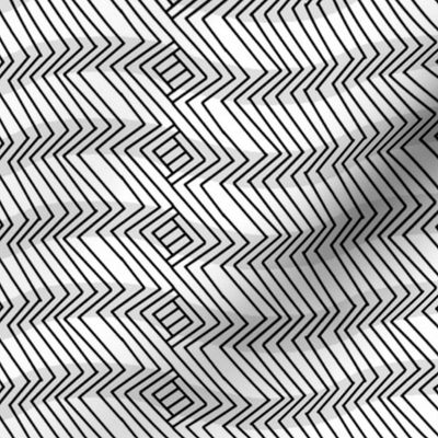 Op Art Zig Zags and Boxes