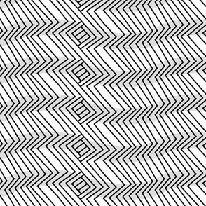 Op Art Zig Zags and Boxes