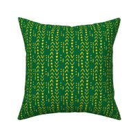 Fresh Spring Mudcloth - OFFICIAL Green and Gold