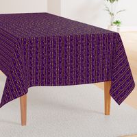 Fresh Spring Mudcloth - Purple and Gold