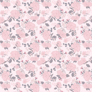 Roses Floral Pink