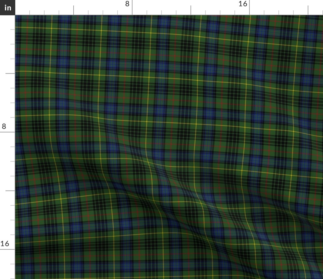 Stewart hunting tartan, 3" dark