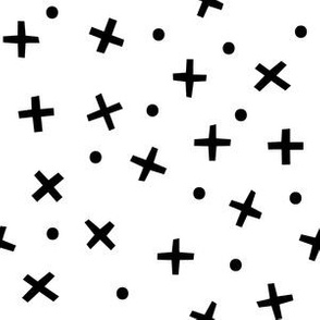 Noughts and Crosses Black on White