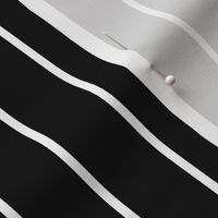 Stripe White on Black