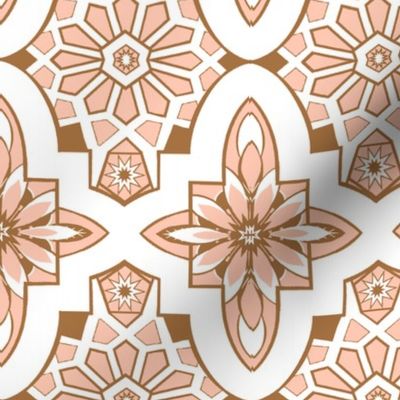 Moroccan Tile Blush pink  Marrakesh