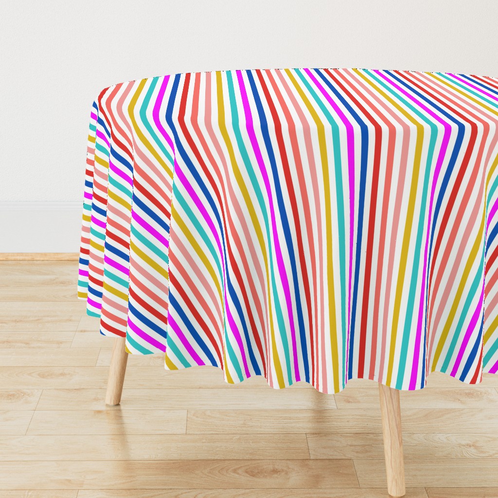 rainbow stripes  // Beach chair // vertical stripes // Summer stripe // 