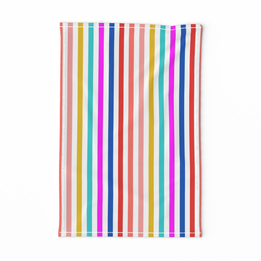 rainbow stripes  // Beach chair // vertical stripes // Summer stripe // 