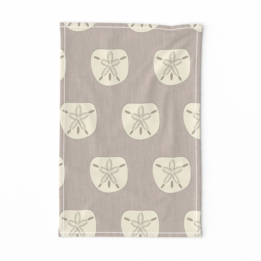 Ivory Sand Dollars on Linen