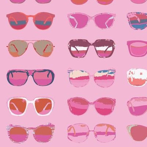 sunglasses in pink