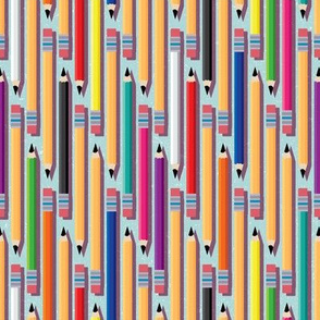 Colorful School Pencils, Vertical by ArtfulFreddy