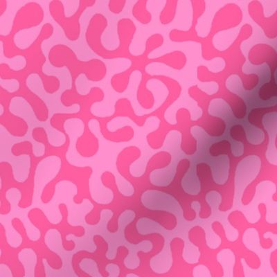 abstract retro groovy pink abstract // Matisse inspired // Groovy // red // by Magenta Rose Designs-ed-ed