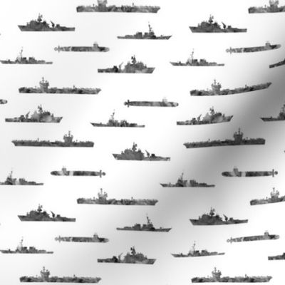 Naval Fleet - watercolor grey - LAD19
