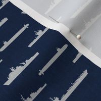 Naval Fleet - navy and grey - LAD19