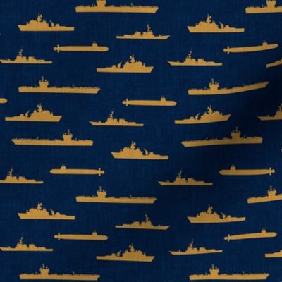 Naval Fleet - navy and gold - LAD19