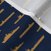 Naval Fleet - navy and gold - LAD19