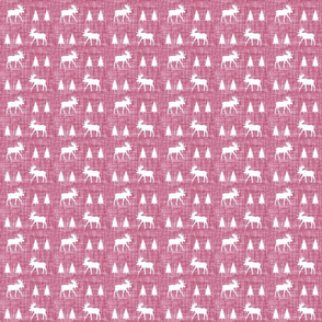 moose trot // elephant rose linen // small