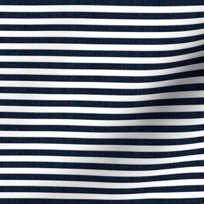 navy linen 1/4" horizontal stripes