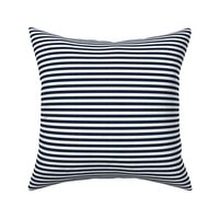 navy linen 1/4" horizontal stripes