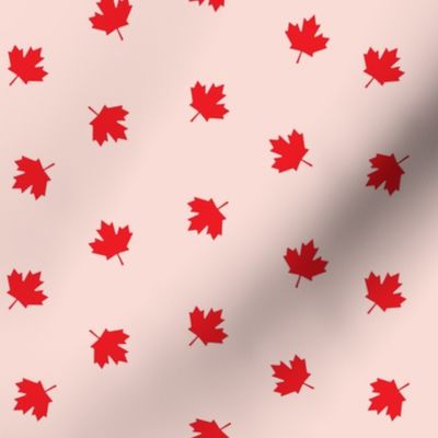 Maple leaves - pink - LAD19