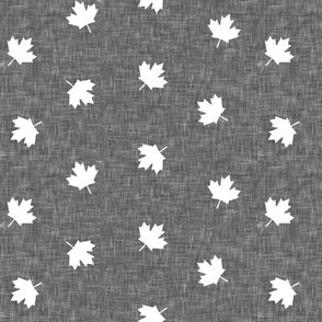 Maple leaves - grey - LAD19