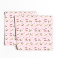 Australian Floral - blush pink, small