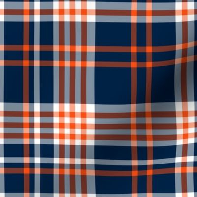 The Navy and the Orange: Plaid