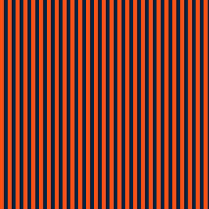 The Navy and the Orange: Baby Stripes - Vertical