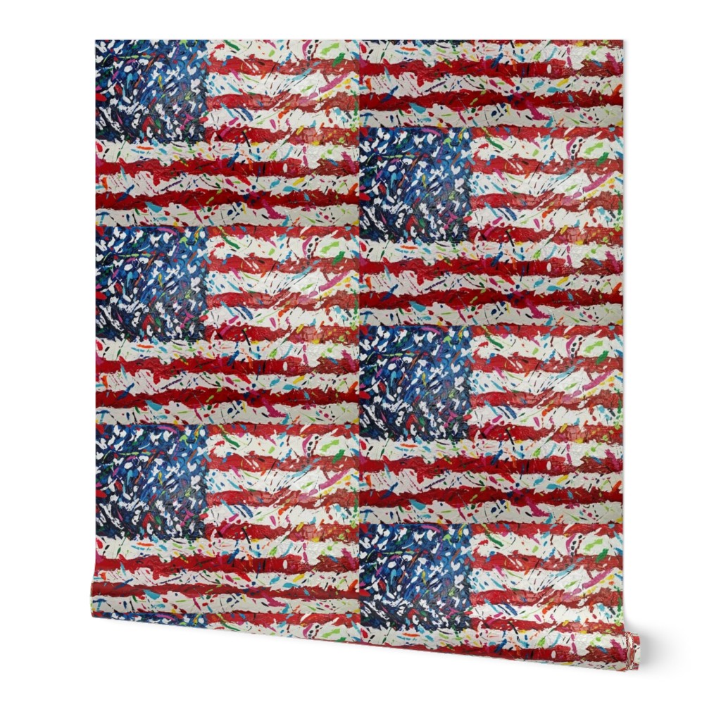 USA Mini summer confetti flag