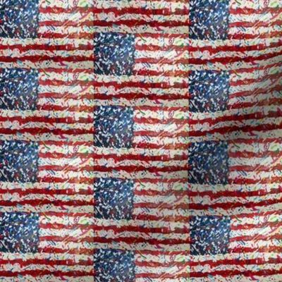 USA Mini summer confetti flag