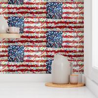 USA Mini summer confetti flag
