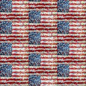 USA Mini summer confetti flag
