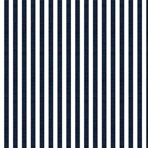 navy linen 1/4" vertical stripes