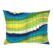 Roller Coaster Psychedelic Abstract Stripes - Cool Colorway