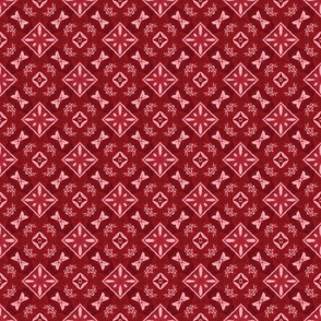 Quilting in Red Design No 15