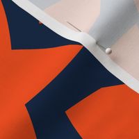 The Orange and the Navy: Double Stars with White 