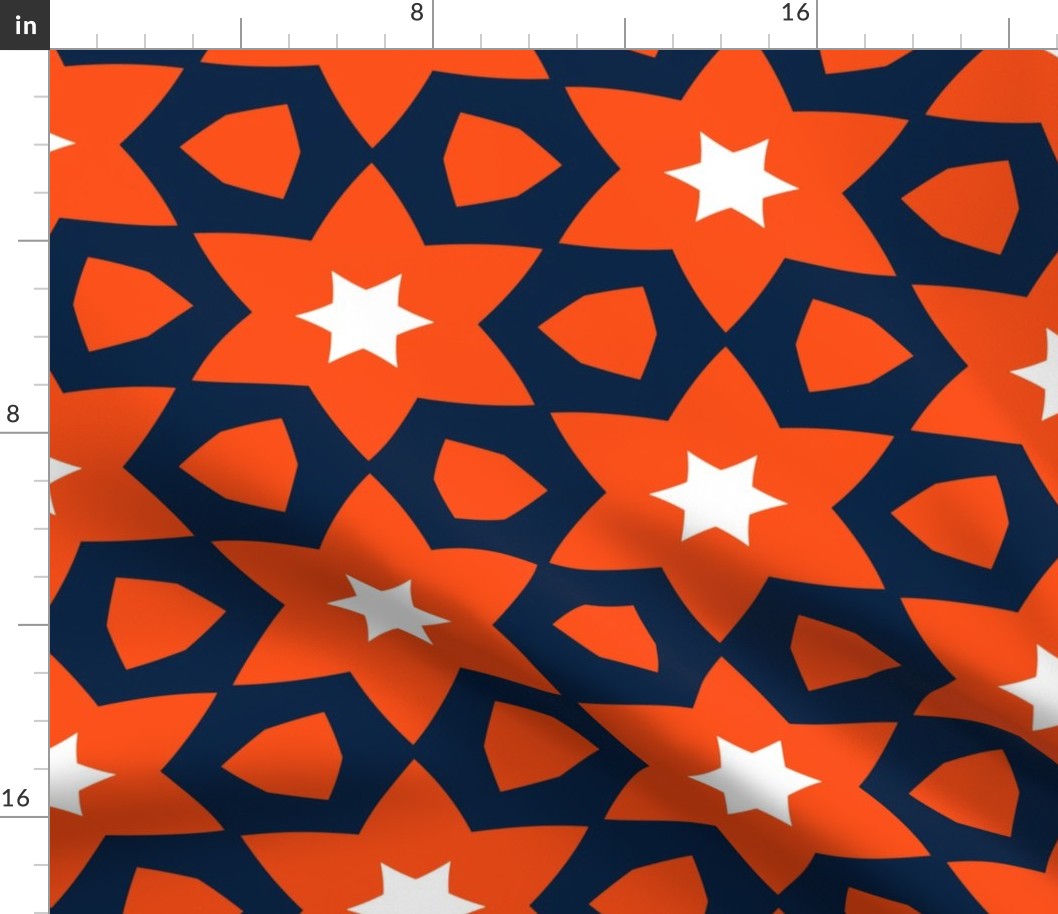 The Orange and the Navy: Double Stars with White 