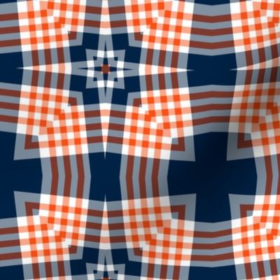 The Navy and the Orange: Checkered