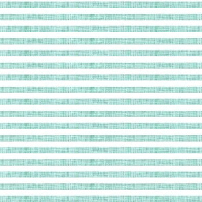 aqua linen 1/4" horizontal stripes