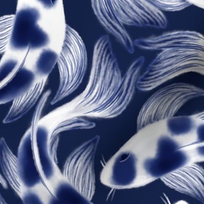 Shibori Koi Fish 