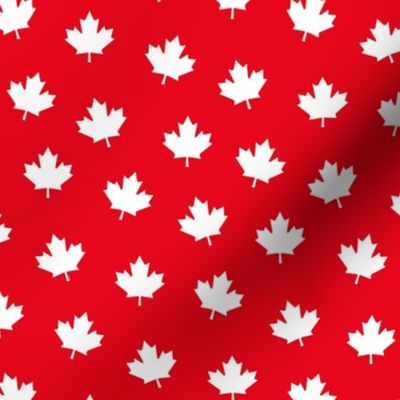 maple leafs MED reversed red and white maples leaves || canada day canadian july 1st