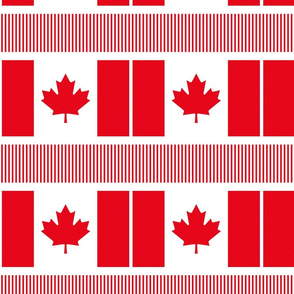 polka flag swatch 8x8 red and white || canada day canadian july 1st