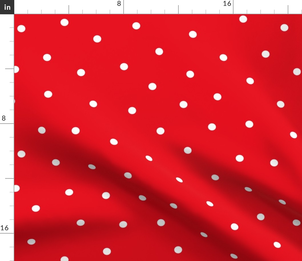 mixed polka dots LG reversed red and white || canada day canadian july 1st