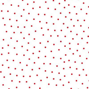 mixed polka dots SM red and white || canada day canadian july 1st