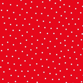 mixed polka dots SM reversed red and white || canada day canadian july 1st